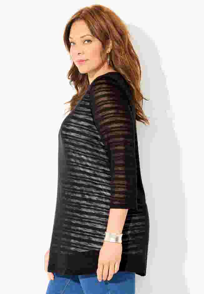 Shadow Stripe Tunic image number 3