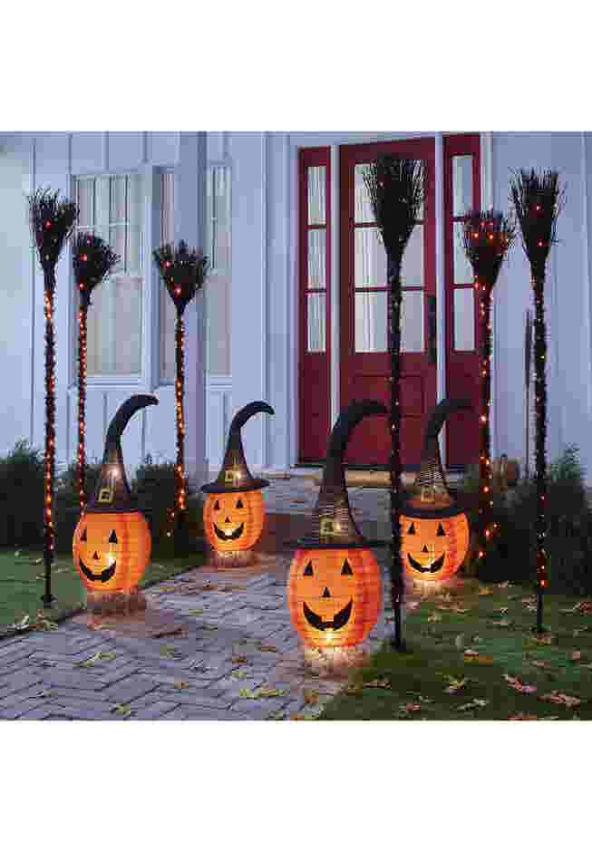 24"H Pre-Lit Pop-Up Pumpkin image number 1