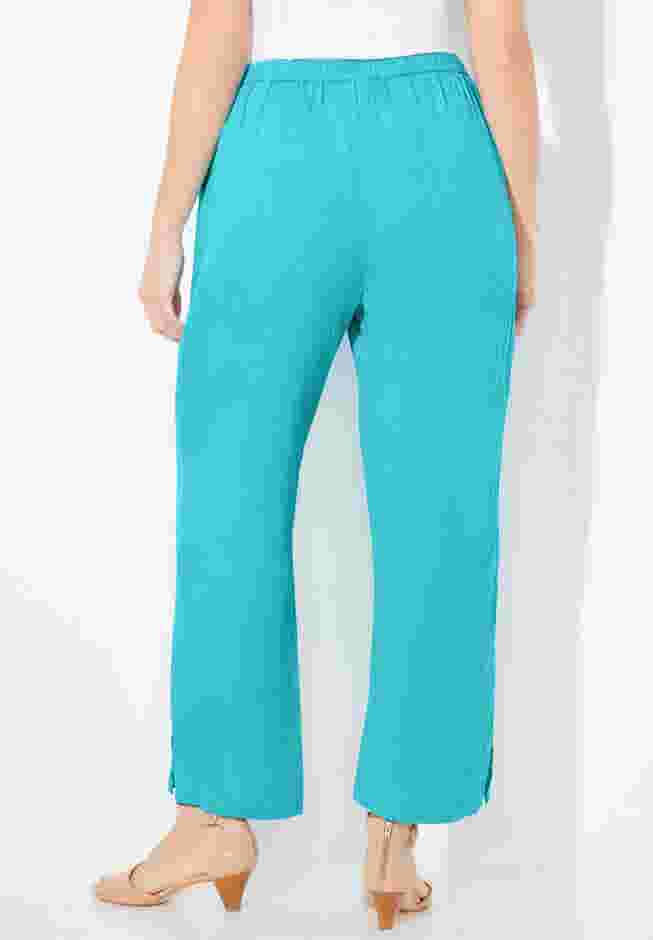 AnyWear Pucker Cotton Wide Leg Pant image number 1