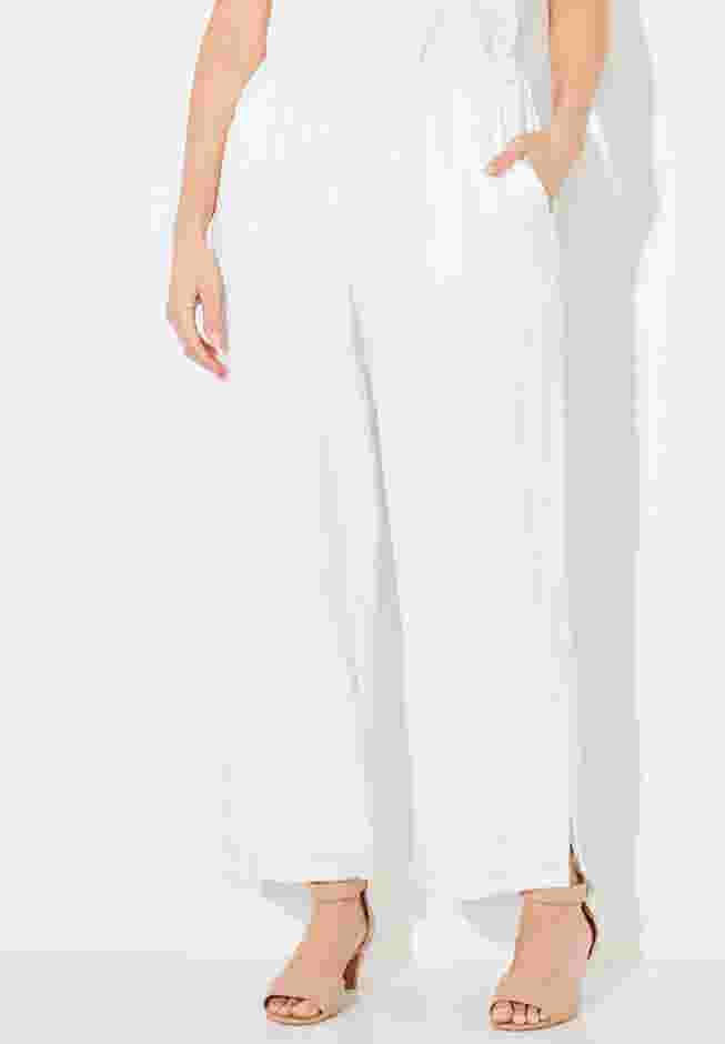 AnyWear Pucker Cotton Wide Leg Pant image number 0