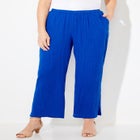 AnyWear Pucker Cotton Wide Leg Pant image number null