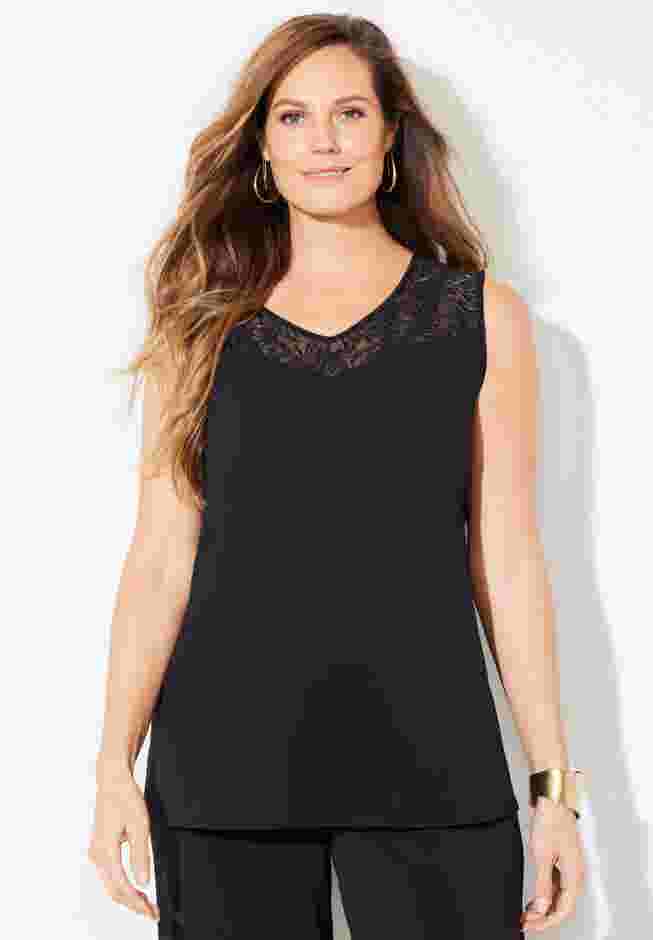 AnyWear Lace Tank image number 0