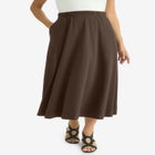 Soft Ease Midi Skirt image number null