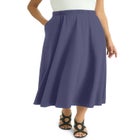 Soft Ease Midi Skirt image number null