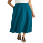 Soft Ease Midi Skirt image number null