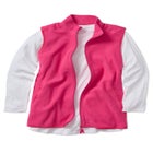 Zip-Front Microfleece Vest image number null