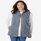 Zip-Front Microfleece Vest image number 0