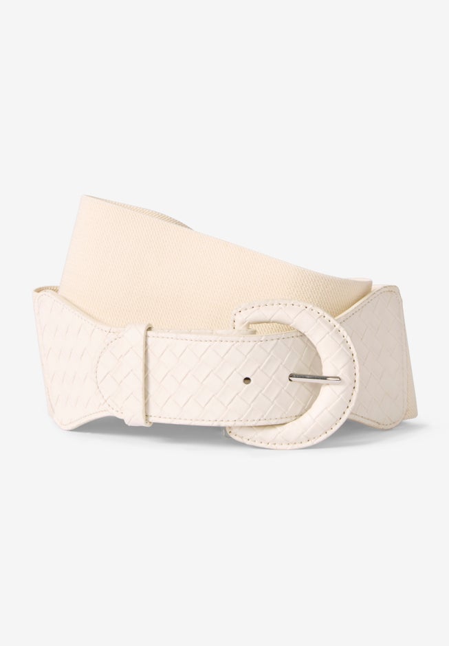 Braided Faux Leather Belt image number 1