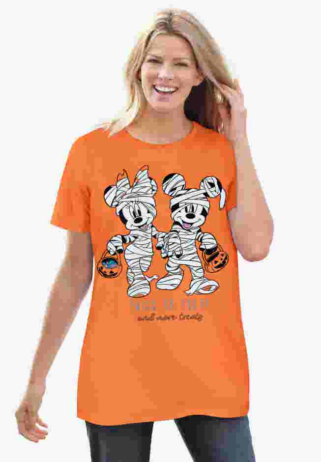 Disney Orange Mickey Mummy Tee image number 0