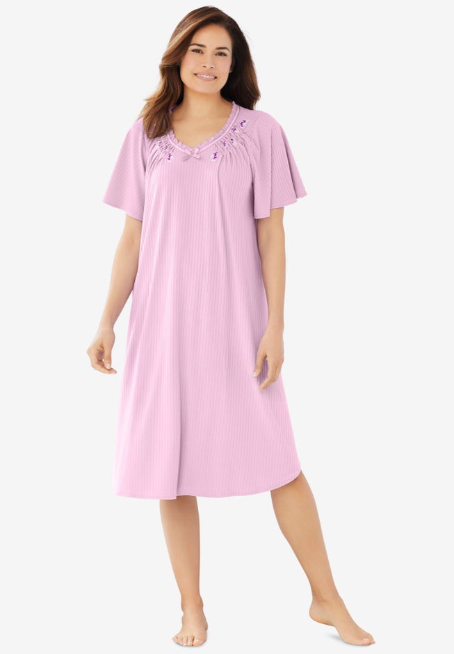 Rib Knit Nightgown image number 0