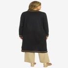 Tipped Duster Cardigan image number null