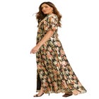 Metallic Printed Maxi Dress image number 1