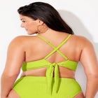 Longline Sparkle Bikini Top image number 1