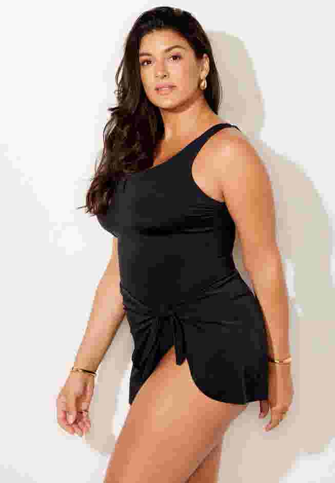 Adjustable Sarong Swimdress image number 2