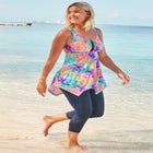 Longer-Length Tankini Top image number null
