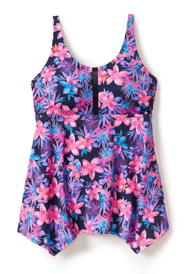 Longer-Length Tankini Top image number 3