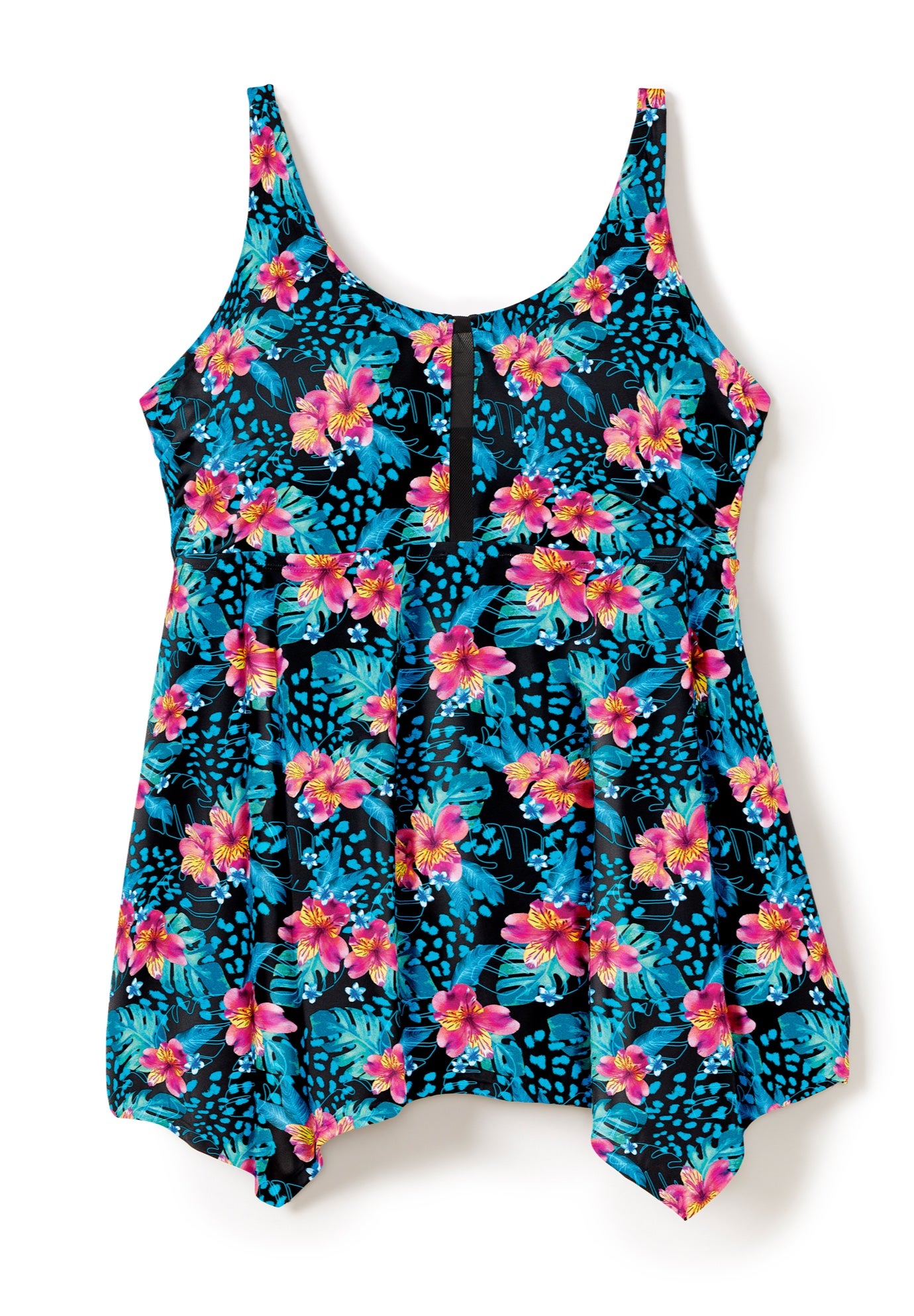 Longer-Length Tankini Top image number 3