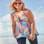 Longer-Length Tankini Top image number null