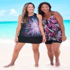 Longer-Length Tankini Top image number null