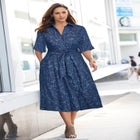 Soft Denim Shirtdress image number null