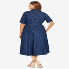 Soft Denim Shirtdress image number null