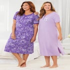 2-Pack Long Henley Sleepshirt  image number null