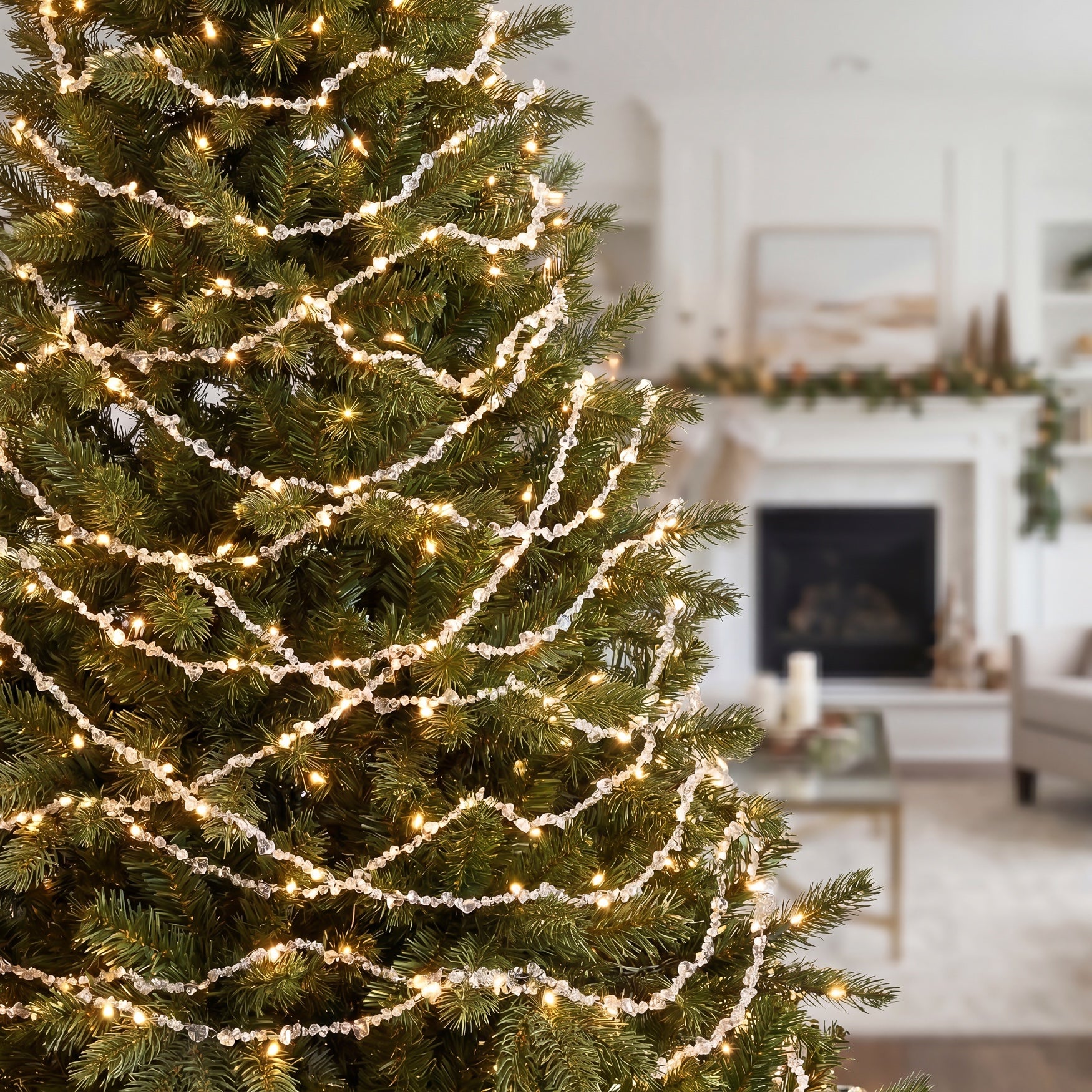 9 Ft. LED Beaded Garland, Set of 2 image number 0