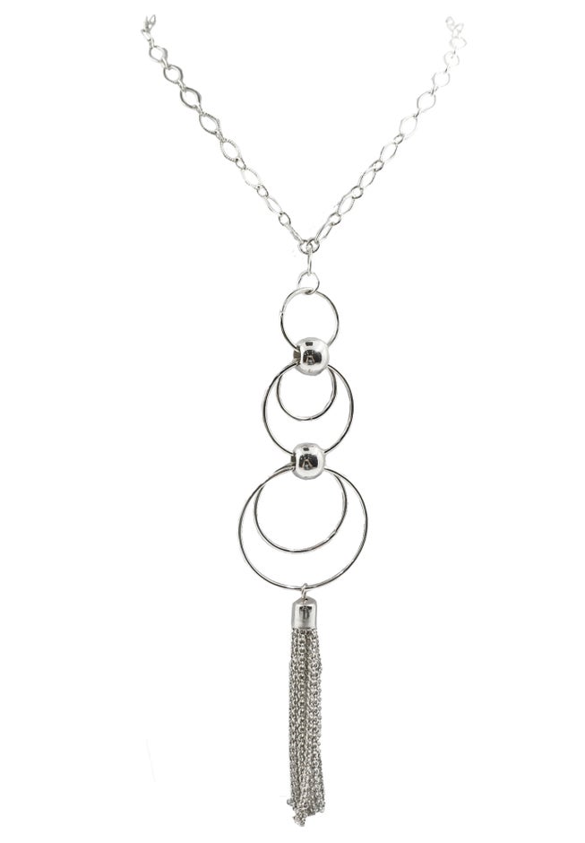 Chain Tassel Pendant Necklace image number 1