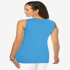 Scoop-Neck Sweater Tank image number null