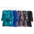 Dream Drape Zip V-Neck Top image number null