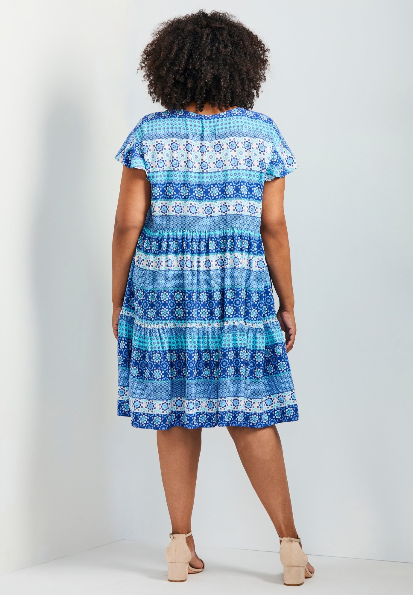 Unwind Tiers Dress image number 1