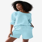 Fleece Shorts With Drawstring Waist image number null