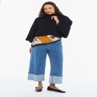 Wide-Sleeve Turtleneck Sweater image number 0