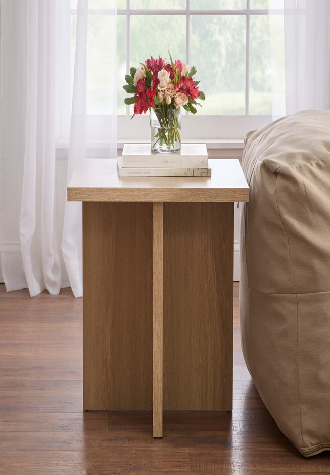 Pedestal End Table image number 0