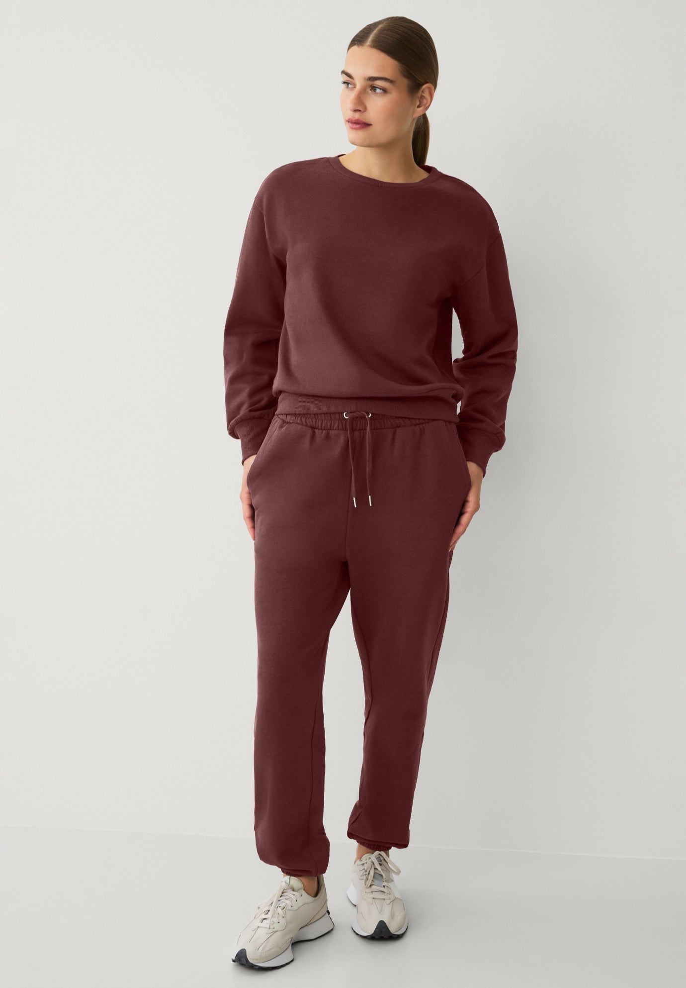 Boxy Fleece Sweatshirt image number 1