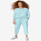 Boxy Fleece Sweatshirt image number null