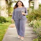 Beaded 3-Piece Pant Set  image number null