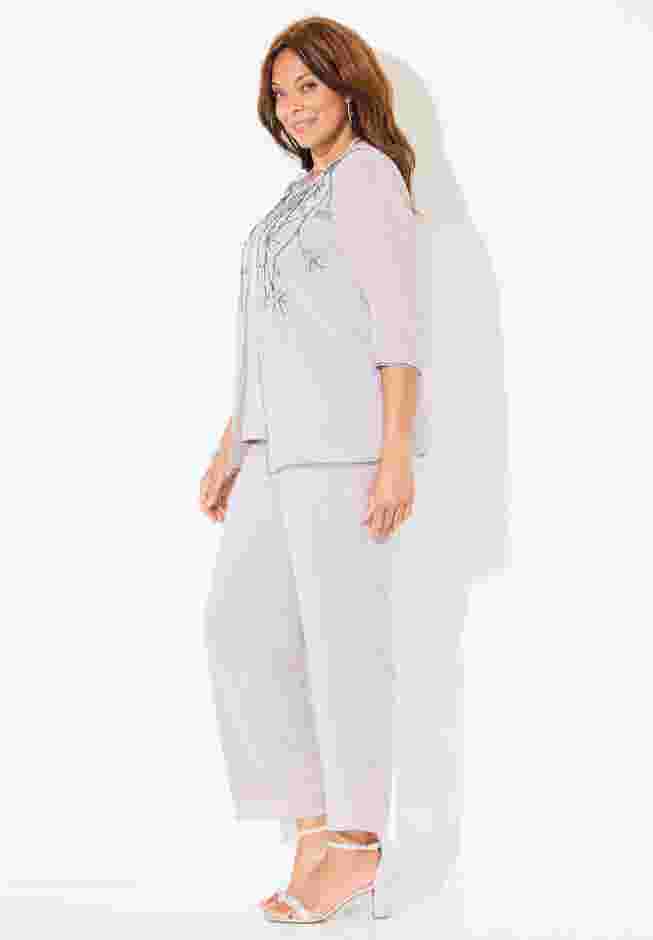 Floral Boarder Pant Set image number 2