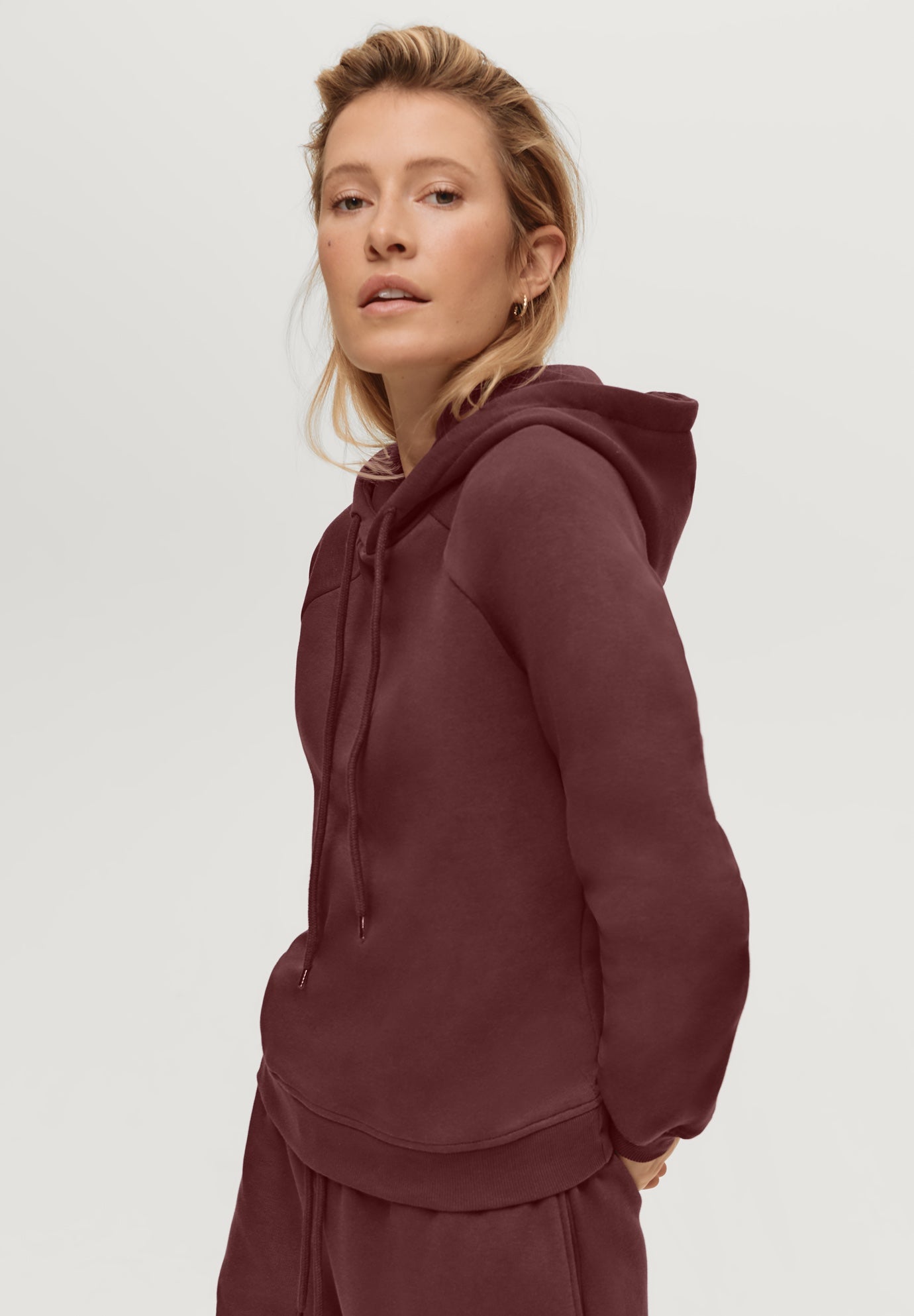 Ellos Studio Fleece Hooded Sweatshirt image number 2