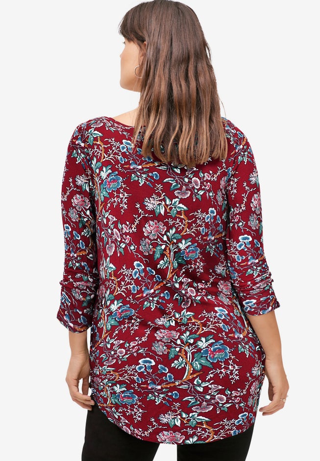 Inverted Front Pleat Tunic image number 1