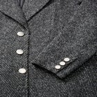 Plus Size Tailored Tweed Coat image number null