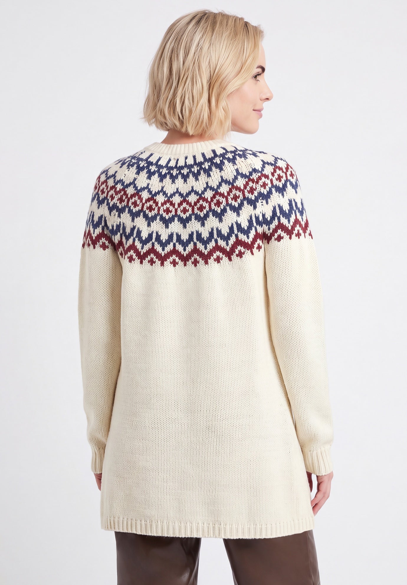 Fair Isle Sweater Tunic image number 1