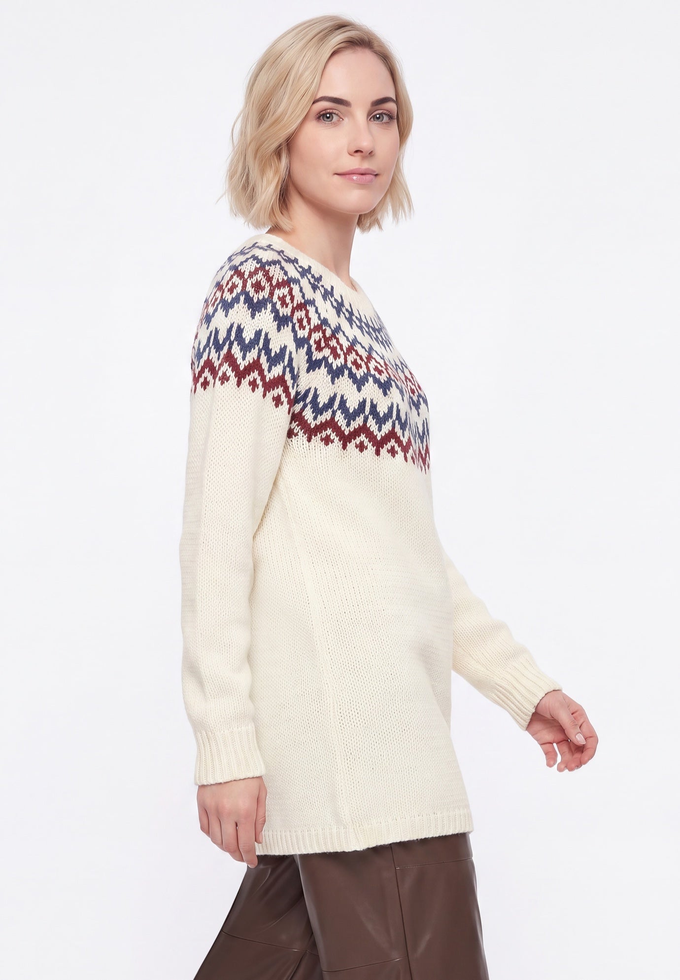 Fair Isle Sweater Tunic image number 2