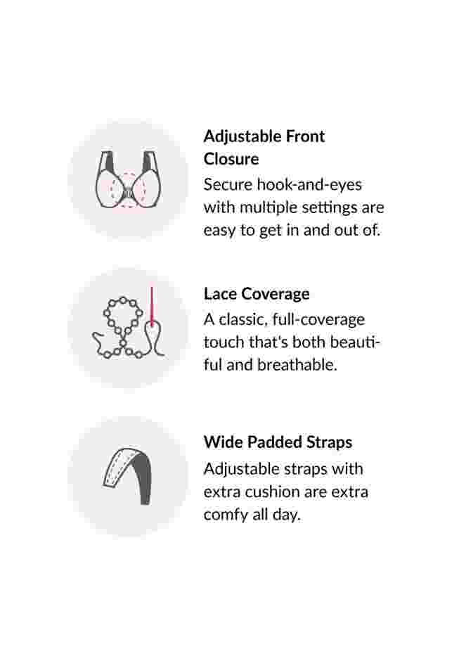 Glamorise® Magic Lift® Front-Close Support Wireless Bra 1200 image number 5