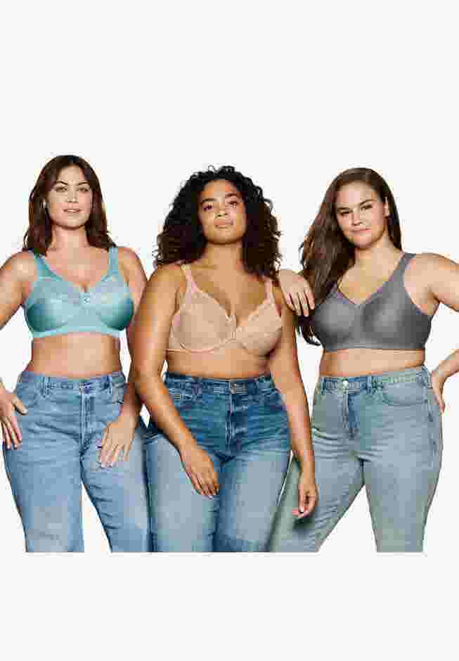 Glamorise® Magic Lift® Support Wireless Bra 1000 image number 5