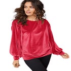 Full Sleeve Velour Top image number null