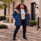 Plus Size Double Layer Puffer Coat image number 1