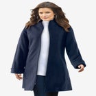 Plus Size Fleece Driving Coat image number null