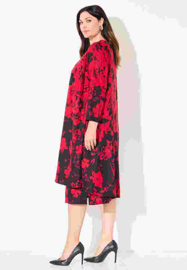 Modern Floral Jacket & Dress Duet image number 2