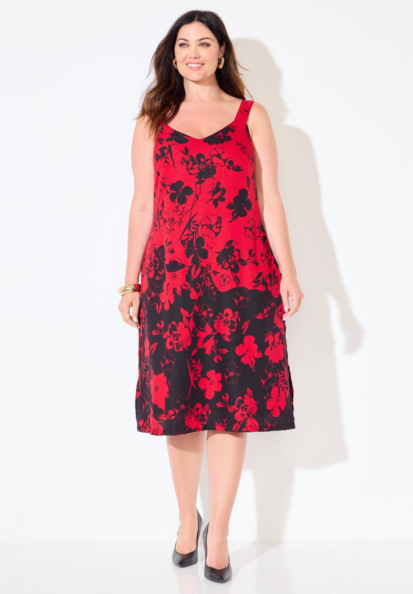 Modern Floral Jacket & Dress Duet image number 3